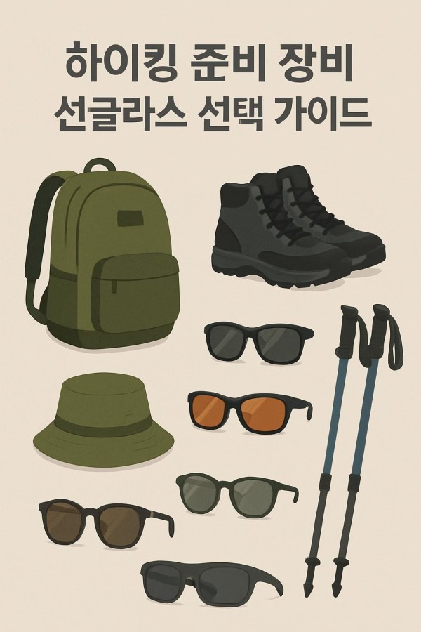 하이킹용 선글라스